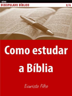 cover image of Como estudar a Bíblia